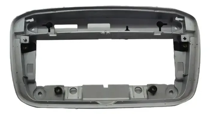 Moldura Radio Som Central Painel Punto 2013 Original Cinza