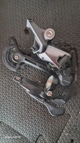 Câmbio e alavanca Shimano Deore 12V