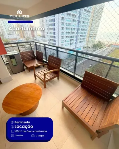 APARTAMENTO vista mar PARA LOCAÇÃO | PENÍNSULA 3 suítes