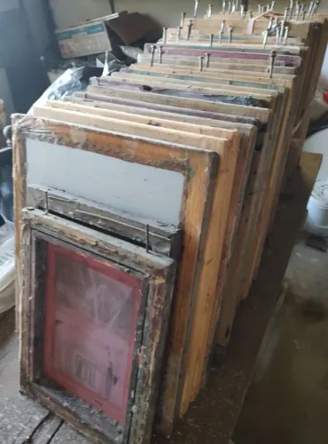 Lote de 38 Telas Silk Screen 