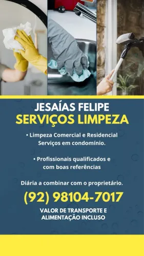Diarista: Limpeza e higienização