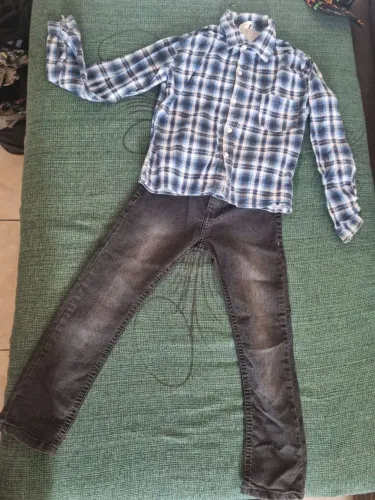 Lote infantil de roupas e sapatos tamanhos 06 ao 08 roupas de frio e calor