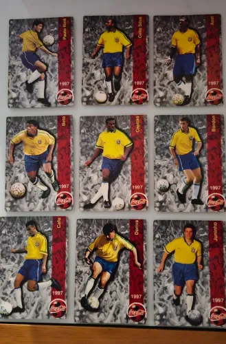 Cards Seleção Brasileira 1997 - Coca-Cola