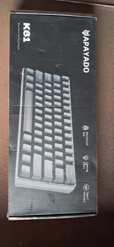 Teclado mecânico Apayado K61 (novo)