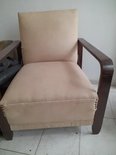 Cadeira madeira reclinável