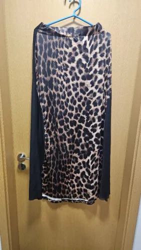Saia longa animal print