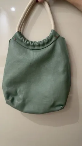 Bolsa verde em couro oh boy