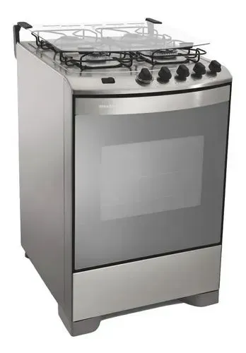 Fogão 4 bocas Inox Brastemp