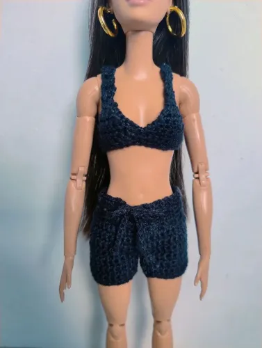 Conjunto praia para boneca barbie