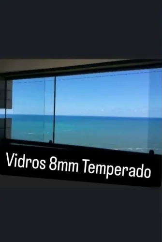 Vidro para fechamento de varanda (menor valor do Brasil )vidros 8mm Temperado