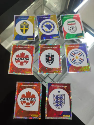 Figurinha brilhante copa 2026