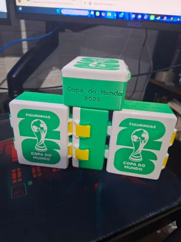  Caixinha da copa, porta figurinhas 