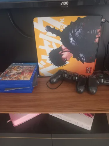 Ps4 alin 1 tera 2 controles vários jogos
