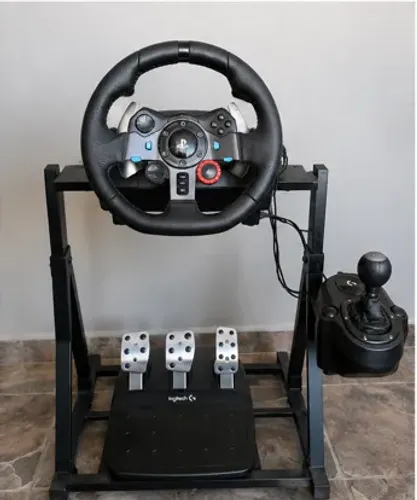 Logitech G29 + Câmbio + Pedais + estrutura Completo