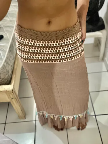 Saída de praia forrada