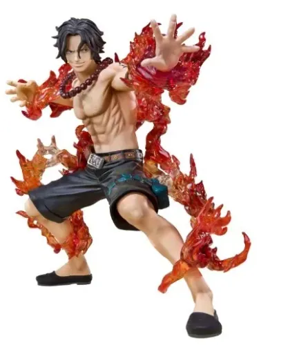 Figuarts ZERO Portgas D. Ace Battle Ver. One Piece Bandai Anime Original Novo Lacrado