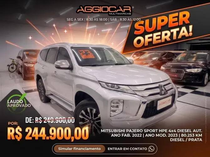 Mitsubishi Pajero Sport HPE 2.4 4X4 Diesel Aut. 2023