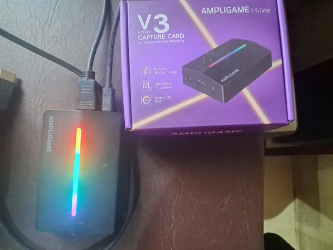 Placa de captura Fifine Ampligame V3 RGB