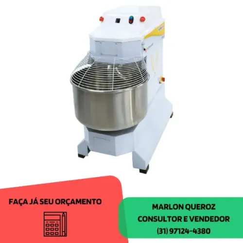 Amassadeira Espiral 25 Kg Monofásica Venâncio