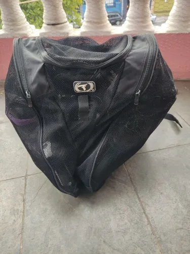 Patins e mochila