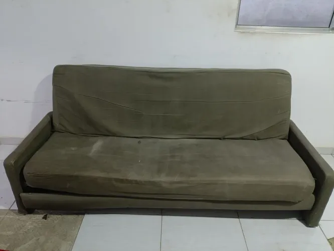 Sofá 3 lugares barato entrego