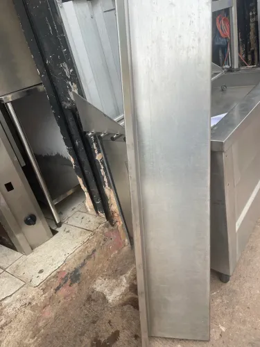 Prateleira para parede em aço inox