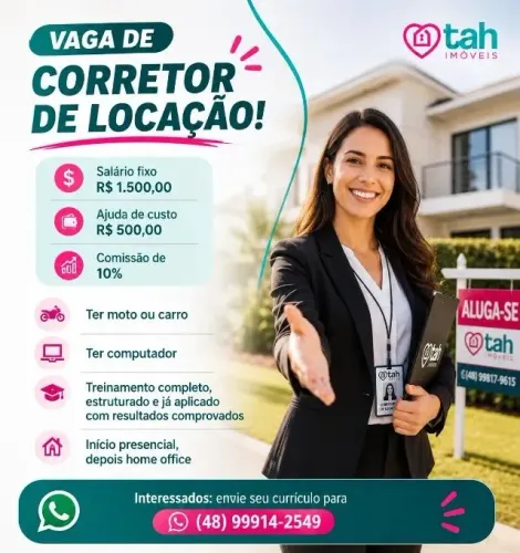 Vaga: Corretor(a) de Locação