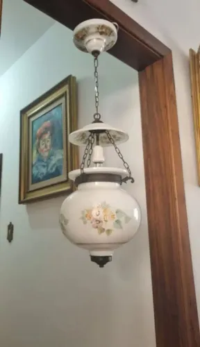 Lustre de Opalina Francesa