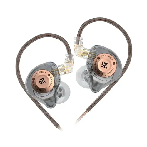 Fone de Ouvido Profissional KZ EDX Pro X Cinza - LACRADO