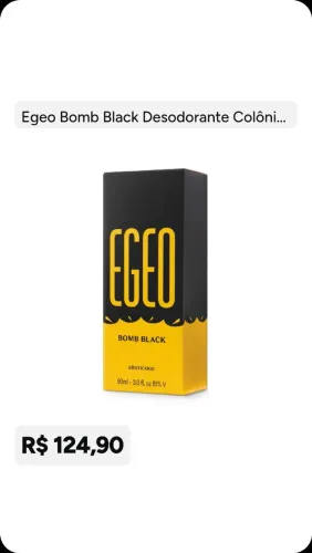 EGEO Black desodorante