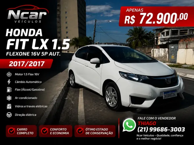Honda Fit LX 1.5 Flexone 16V 5P Aut. 2017