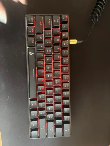 Teclado Mecânico GM1 Black RGB Brown