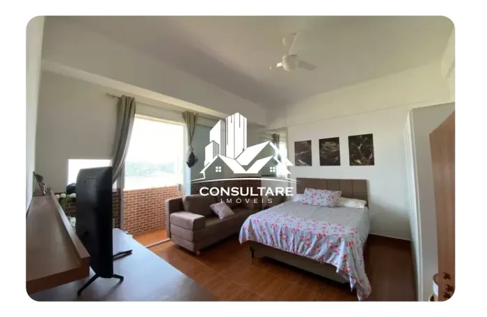 Sala Living Mobiliada para Locação São Vicente/SP