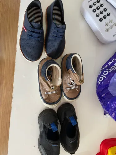5 pares de Sapato menino