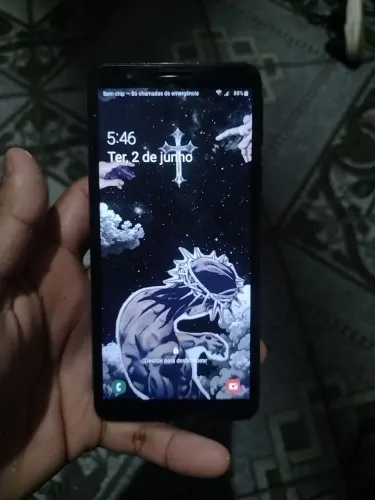Samsung Galaxy A01 core, em boa condição só tem um defeito na câmera frontal