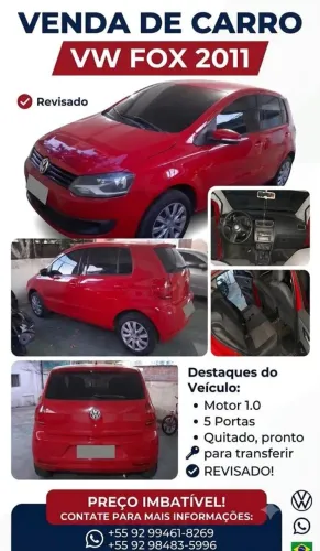 Volkswagen Fox 1.0 MI Total Flex 8V 5P 2011