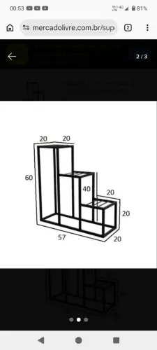 SUPORTE PARA PLANTAS