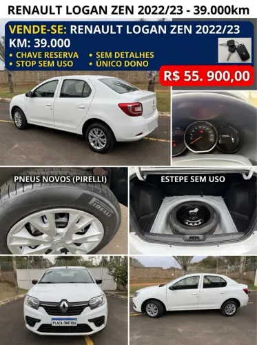 Renault Logan Zen Flex 1.0 12V 4P Mec. 2023