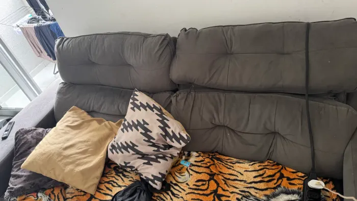 Sofá retrátil 4 lugares