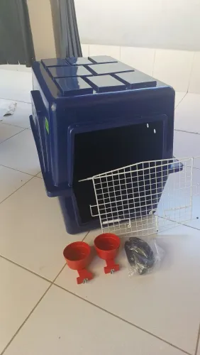 Caixa de transporte para Cães e gatos de grande porte - nunca usada