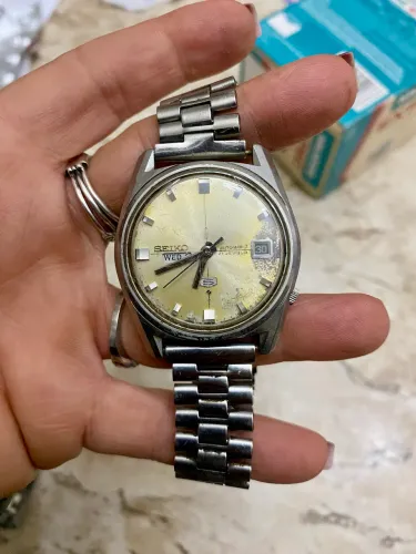 Relógio Seiko caixa de aço