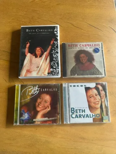 Beth Carvalho - Lote c/ 3 CDS + DVD