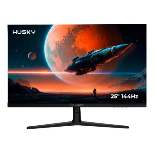 Monitor Husky Boreal 25", FullHD, 144 Hz, IPS, 5 ms, Adaptive Sync, HDR, Novo, Lacrado