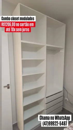 Closet modulado completo, garanta já *