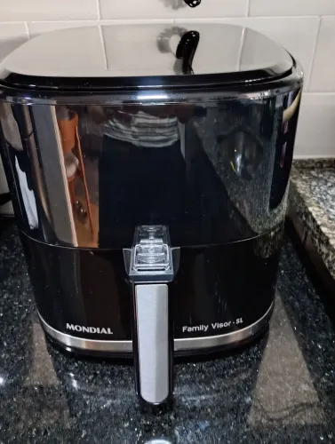 Air Fryer nova com painel touch e painel que vc pode ver o alimento