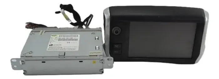 Tela Radio Multimidia C/fundo 208 2014 Original Peugeot Preto/cinza