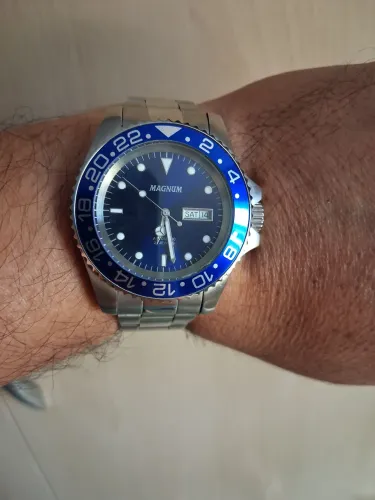 Relógio masculino magnum automático