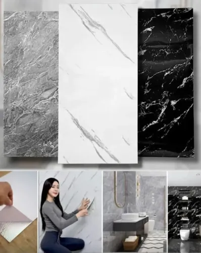 Kit 10 Painel 3d Mármore Parede Autocolante 60 X 30 Pdeals. https://meli.la/1X53rph<br>