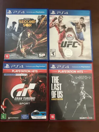 4 Jogos de ps4 kit ou unitário 