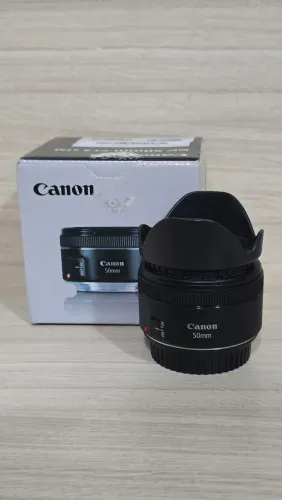 LENTE CANON EF 50MM F1.8 STM NOVA